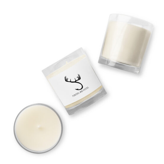 Glass Jar Soy Wax Candle With Logo