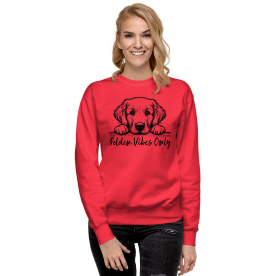Golden Vibes Only- Women's Crewneck Sweater - Image 37