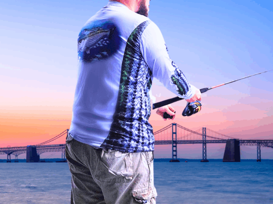 Striper Slam Performance Fishing Shirt - Image 4