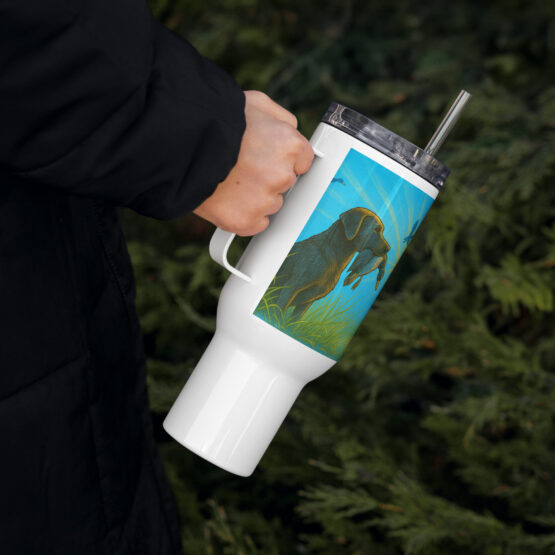 Duck Dog Travel Mug - Image 4