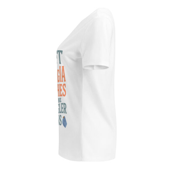 Soft Like Georgia Peaches V-Neck Tee - Image 10