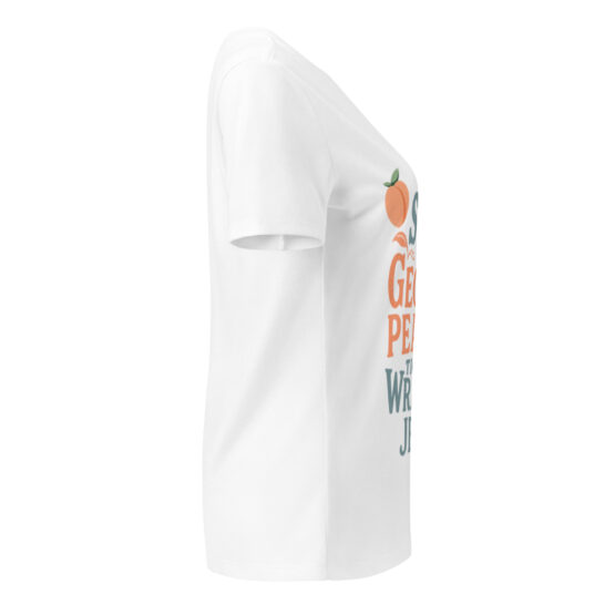 Soft Like Georgia Peaches V-Neck Tee - Image 11
